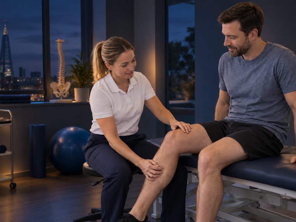 A physiotherapy appointment as part of recovery